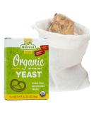 Active Dried Yeast and Linen Bread Bag Bundle Containing Organic Bioreal 5x9g Active Dried Yeast and A Bo Weevil 30 x 40cm Organic Linen Bread Bag - Buy Online on SooperMarket.com