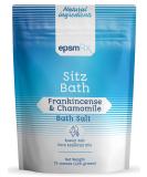 Sitz Bath Salt 15 Oz - Epsom Salt Soak with Frankincense & Chamomile Essential Oils | Relax & Soothe International Shipping - Buy Online on SooperMarket.com