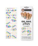 MOYOU LONDON Semi Cured Gel Nail Strips 20 Pc. Gel Wraps for Nails Get 1 Free UV Lamp when you Get 3 or More Easy Apply & Remove for Salon-Quality Manicure -universenails18 01 - Buy Online on SooperMarket.com