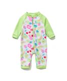 BONVERANO Baby Girls Swimsuit with UPF 50+ Sun Protection - Fruit Print - 9-12 Months - Buy Online on SooperMarket.com