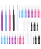 50-Piece Eyebrow Brush Set | 5 Colors Portable Eyebrow Laminating & Eyelash Comb Tools - Perfect for Eyelash Extensions & Lifting - Buy Online on SooperMarket.com