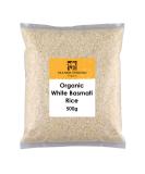 Organic White Basmati Rice 500g by Manor Springs Organic - Buy Online on SooperMarket.com