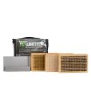 DEMON UNITED Ski/Snowboard Wax Brush Kit - Bonus Includes Metal Scraper and Edge File - Buy Online on SooperMarket.com