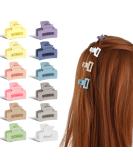 WLLHYF 12pcs Mini Hair Clips - Durable Non-Slip Jaw Clips for Women & Girls - 90s Multicolor Matte Accessories for Thin Thick Curly Hair - Buy Online on SooperMarket.com