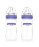 Lansinoh baby bottle with NaturalWave teat size M 2 x 240 ml double pack single - Buy Online on SooperMarket.com