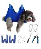 Buy Ovtexzog Dog Care Hammock Harness - Nail Claw Cutting Tool for Small Dogs (Up to 6kg) - Blue - International Shipping Available - Buy Online on SooperMarket.com