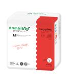 Bambibo Baby Diapers Size 5 Junior (12-17 kg) - 24 Organic Cotton Disposable Diapers with Moisture Indicator - Buy Online on SooperMarket.com