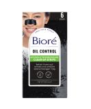 Bior 6 deep -cleaning activated carp Clear -up strips - 1 x 6 nose strips - Remove blackheads and impurities - for normal to greasy skin -Dermatologically greasy / normal skin - Buy Online on SooperMarket.com