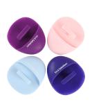 Slick- Silicone Facial Cleansing Brush, 4 Pack, Silicone Face Scrubber, Face Brush, Face Scrubber Exfoliator, Face Cleansing Brush, Exfoliating Brush, Face Wash Brush, Silicone Face Brush - Buy Online on SooperMarket.com