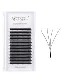 4D Volume Easy Fan W-Shaped Lash Extensions - 0.07D Curl 8-15mm | W4D-0.07D/8-15Mix - Buy Online on SooperMarket.com