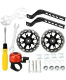 Buy PWSAP Bicycle Support Wheels - Adjustable Stabilizers for 12-20 Inch Kids' Bikes - Black Training Wheels for Safe Riding - Buy Online on SooperMarket.com