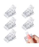 Sularpek 5 Pcs Transparent Nail Clip Polygel Nail Clip Polygel Nail Clamps for Quick Building Gel Nail Tips Clip Plastic Finger Extension UV LED Builder for DIY Manicure Nail Art. - Buy Online on SooperMarket.com