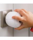 Child Safety Door Knob Cover (4 Pack) Hard-to-Remove Dual-Lock Door Handle Covers for Kids - Reusable Baby Proof Door Knob Locks - Installs Easily, No Tools Needed 4 White - Buy Online on SooperMarket.com