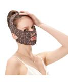 V-Line Face Lift Band - Facial Slimming & Lifting Strap for Men & Women | Anti-Sagging Chin Support for Defined Jawline & Wrinkle Reduction (Coffee - Buy Online on SooperMarket.com