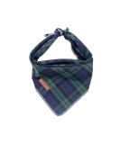 Unique Style Paws Dog Ceal 1 STK.Washable neck triangle made of cotton dogs for small agents Large dogs and cats L (1 Pack) Green plaid - Buy Online on SooperMarket.com