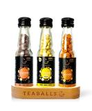 Teaballs Tea Set Citrus with 3 Set Lemon Orange Peach + Free Wood Authority Instant results in 90-225 cups of hot fruit tea or cold iced tea without sugar instant powder - Buy Online on SooperMarket.com