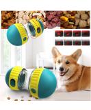Interactive Treat Dispenser Dog Toy Dog Treat Dispensing Puppy Toys Rolling Dog Treat Dispenser Slow Feeder Reduce Boredom Improve IQ for Small Medium Large Dogs (Green) - Buy Online on SooperMarket.com