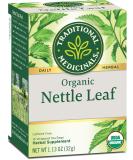 Traditional Medicinals Herbal Teas Organic Nettle Leaf Herbal Tea Naturally Caffeine Free 16 Wrapped Tea Bags 1.13 oz (32 g) - Buy Online on SooperMarket.com