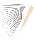30 Pcs Needle Felting Kit, Wool Felting Needles Tool, Needle Felting Supplies, Wool Felting Supplies Needle Felting Tool, 3 Sizes Felting Needles 3.58/3.39/3.07 inch - Buy Online on SooperMarket.com