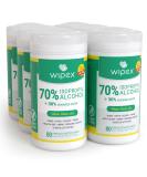 Wipex Alcohol Wipes for Electronics - 70% Isopropyl Tech Wipes for Computers & iPhones | Lint-Free Screen Cleaning - 80 Count (Pack of 6 - Buy Online on SooperMarket.com