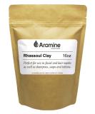 Aromine Rhassoul Clay Powder 16oz Moroccan Ghassoul Clay Mask - Buy Online on SooperMarket.com