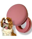Moosh Silicone Airtag Holder for Dogs and Cats | Stylish & Safe Pet Tracker Accessory in Champagne Pink | Shop Internationally - Buy Online on SooperMarket.com