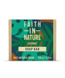 Faith In Nature Natural Coconut Hand Soap Bar Hydrating Vegan & Cruelty Free No SLS or Parabens 100g Coconut 100 g (Pack of 1) - Buy Online on SooperMarket.com