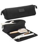Hair Tools Travel Bag and Heat Resistant Mat for Flat Irons  Straighteners  Curling Iron  and Haircare Accessories  2-in-1 design  with Interior Pockets  Portable Organizer  Neoprene (Black) - Buy Online on SooperMarket.com