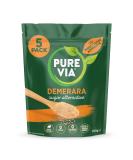 Pure Via Demerara Sugar Alternative with Erythritol and Stevia vegan & keto friendly 5 x 200g - Buy Online on SooperMarket.com