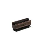 REMOS Hand & Nail Brush Double-Sided made of thermo beech wood with boar bristles Boar Bristles Thermo-beech Wood - Buy Online on SooperMarket.com