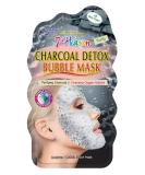 7th Heaven Charcoal Detox Bubble Sheet Face Mask - Purifying Charcoal & Oxygen Bubbles for All Skin Types - Quick Pore Cleansing - Buy Online on SooperMarket.com