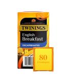 Twinings English Breakfast Decaffeinated Tea Bags 4 Boxes of 20 Individually Wrapped Enveloped Tea Bags Black 80 count - Buy Online on SooperMarket.com