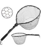 PLUSINNO Fly Fishing Net - 16 x 13 Hoop Size - Soft Rubber Mesh - Catch and Release Net - Buy Online on SooperMarket.com
