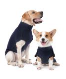 Heywean Dog Sweatshirt - Stretch Fleece Vest for Small & Medium Dogs | Winter Indoor & Outdoor Pet Clothing - Dark Blue - Buy Online on SooperMarket.com