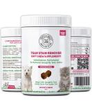 Tear Stain Remover Supplement 65 Soft Chews | Removes Tear Stains | Stimulates Immune System | Antioxidants | Resist Allergens | Veterinarian Formulated - Buy Online on SooperMarket.com