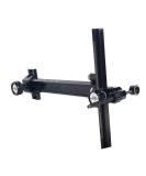 SAS Archery Recurve Bow Target Sight - T Shape Adjustable with Fiber Pin Sight, Aluminum Detachable for Compound Competition - RH or LH, Black - Buy Online on SooperMarket.com