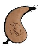 Laken Spanish Bota Bag Leather Canteen Pouch for Wine and Water - Wine Skin Bag with Strap for Travel  Camping  Hiking | Kidney Shape - 1.5 Liter 1.5 Liter Curved - Buy Online on SooperMarket.com