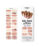 MOYOU LONDON Semi Cured Gel Nail Strips 20 Pc - Get 1 Free UV Lamp | Easy Apply & Remove for Salon-Quality Manicure | Lost Marbles Design - Buy Online on SooperMarket.com