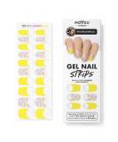 MOYOU LONDON Semi Cured Gel Nail Wraps - 20 Pcs Salon-Quality Manicure Set with Nail File & Cuticle Stick - NailsbyBethany 03 - Buy Online on SooperMarket.com