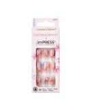 KISS LoveShackFancy x imPRESS Press-On Manicure Limited Edition  Style Sunkissed Peach Short Square Pink Press-On Nails  Includes Prep Pad  Mini Nail File  Cuticle Stick  & 30 Fake Nails - Buy Online on SooperMarket.com