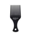 Manicare Afro Comb - Professional Hairdressing Tool for Curly, Wavy, Frizzy Hair - Wide Tooth, Anti-Static, Reduces Breakage, Gentle on Hair and Scalp - Buy Online on SooperMarket.com