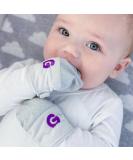 Gummee Baby Scratch Mittens - Adjustable Cotton Baby Mittens 0-3 Months - Grey Newborn Essentials - Buy Online on SooperMarket.com