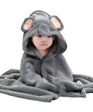 Zuimei Hooded Baby Towel - Cute Elephant Design for Newborn Boy and Girl - Buy Online on SooperMarket.com