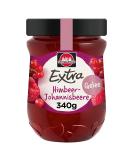 Schwartau Extra Jam Raspberry-Currant 340g | Premium German Fruit Spread - Shop Internationally - Buy Online on SooperMarket.com