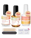 SAVILAND Nail Dehydrator & Primer | 6-in-1 Super Strong Nail Glue | 15ml Gel Prep for Gel Polish & Press Ons - Achieve Perfect DIY Nail Art - Buy Online on SooperMarket.com