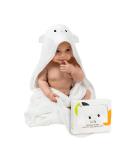JM Organic Bamboo Hooded Baby Towel - Hypoallergenic & Absorbent - Perfect Baby Gift Set - Buy Online on SooperMarket.com