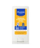 Mustela Baby Mineral Sunscreen Stick SPF 50 Broad Spectrum - Face & Body Sun Stick with 70% Organic Ingredients - Ultra Sheer, Water Resistant & Fragrance-Free - 0.6 oz. - Buy Online on SooperMarket.com