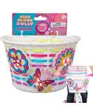 Ride Along Dolly Bike Basket for Girls w Safety Lightups -Kid's Bicycle Accessories with 3 Motion Activated Blinking Flowers & Butterfly Decor-(Fits Most Bikes) For Snacks, Dolls, Bears, Birthday Gift - Buy Online on SooperMarket.com