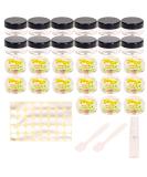 27 Pack Black 5ml Jars with Lids - Empty Lip Balm & Cream Jars for DIY - Ideal for Travel & Storage - Buy Online on SooperMarket.com