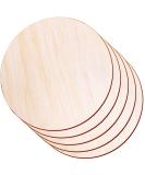 Round Wood Discs for Crafts Audab 5 Pack 14 Inch Wood Circles Unfinished Wood Rounds Wood Plaque for Crafts Door Hanger Door Design Wood Burning 14 Inches - Buy Online on SooperMarket.com
